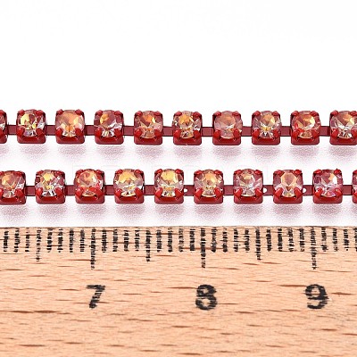 Iron Rhinestone Cup Chains CH-T006-05A-07-1