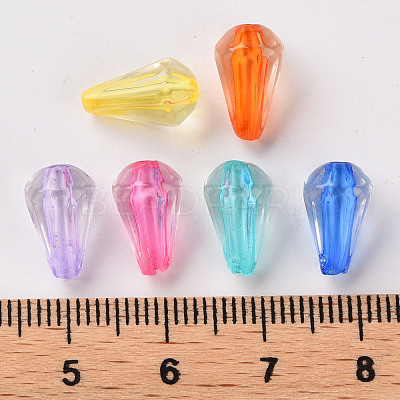 Transparent Acrylic Beads TACR-S154-03A-1