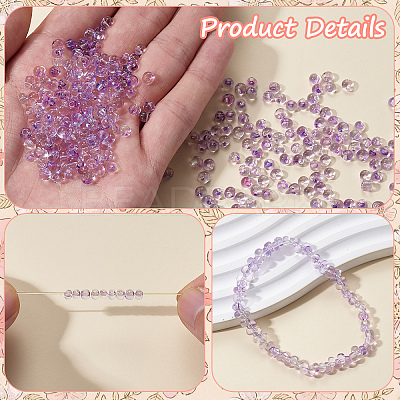 45G Transparent Baking Paint Glass Seed Beads SEED-SZ0001-028H-1