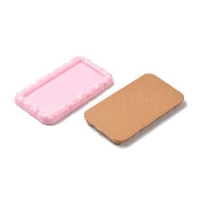 Opaque Resin Cabochon Settings RESI-G118-02B-1