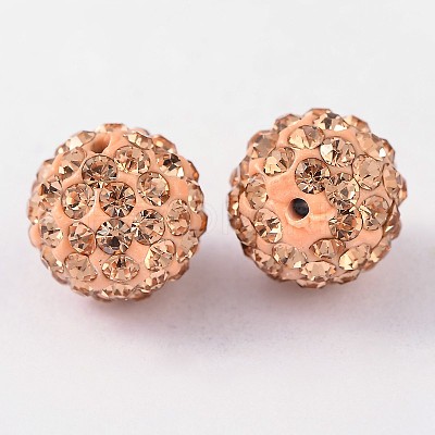 Pave Disco Ball Beads LS-RB-H258-10MM-362-1
