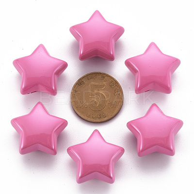 Opaque Acrylic Beads MACR-S372-02B-26-1
