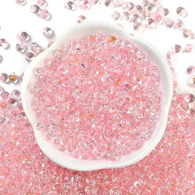 6/0 Spray Paint Fringe Glass Seed Beads X1-SEED-H003-11D-1