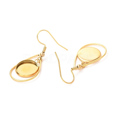 201 Stainless Steel Earring Hooks STAS-C030-15G-1