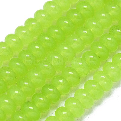 Natural Malaysia Jade Beads Strands G-B165-G01-5x8mm-05-1