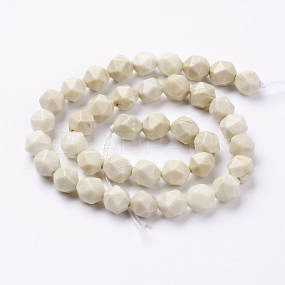 Natural Petrified Wood Beads Strands G-J376-59-10mm-1