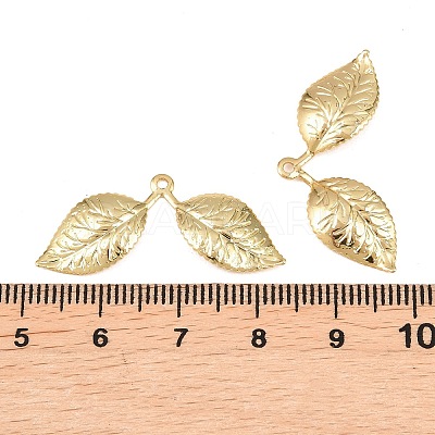 Rack Plating Brass Pendants KK-E046-30G-NR-1