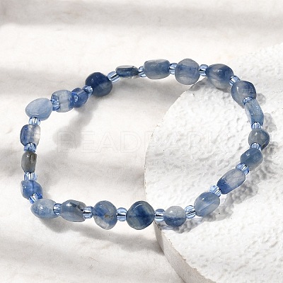 Natural Kyanite Beads Bracelets GG-CBA05D5-02A-08A-1