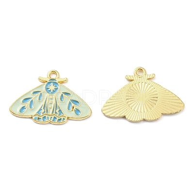 Alloy Enamel Pendants X-ENAM-D051-02G-1