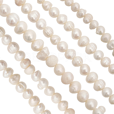1 Strand Natural Cultured Freshwater Pearl Beads Strands PEAR-CA0001-15C-1