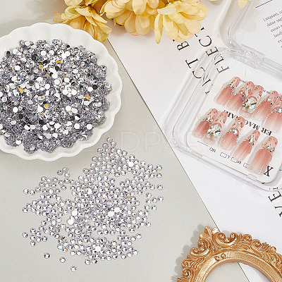 950Pcs Resin Rhinestone Cabochons CRES-WH20004-03D-1