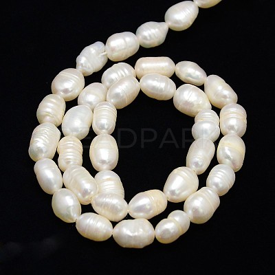 Natural Cultured Freshwater Pearl Beads Strands PEAR-L001-A-20-1