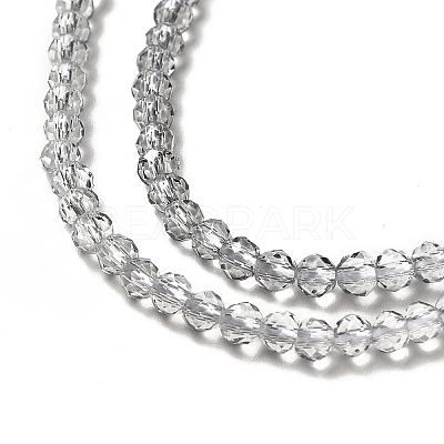 Transparent Gradient Color Glass Beads Strands X1-GLAA-H021-01B-28-1