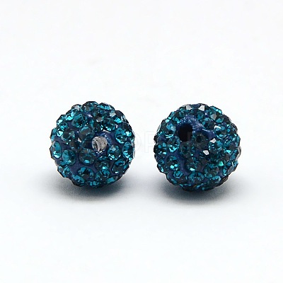 Polymer Clay Rhinestone Beads RB-A053-4mm-06-1