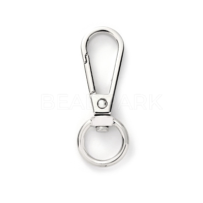 Alloy Swivel Snap Clasps X-PW-WG40450-02-1