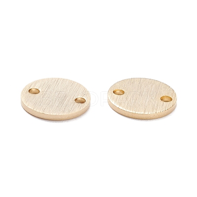 Brass Link Connectors KK-K253-09B-01G-1