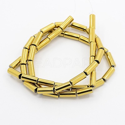 Grade A Electroplate Non-magnetic Synthetic Hematite Beads Strands G-N0014-27-1