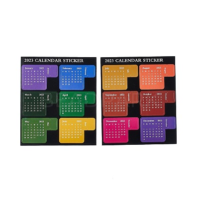2023 Notebook with 12 Month Tabs LS-AJEW-A043-01B-1