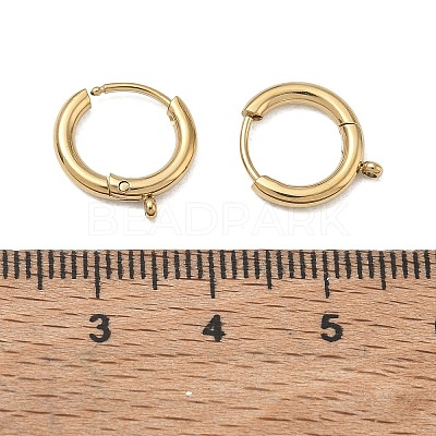 304 Stainless Steel Huggie Hoop Earring Findings SA-CBA1CA2-11G-1