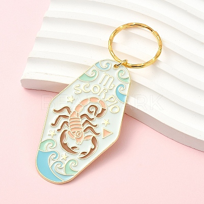 Alloy Enamel Keychains KEYC-YW00224-08-1