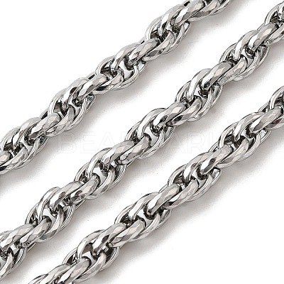 304 Stainless Steel Rope Chains CHS-K024-17P-1