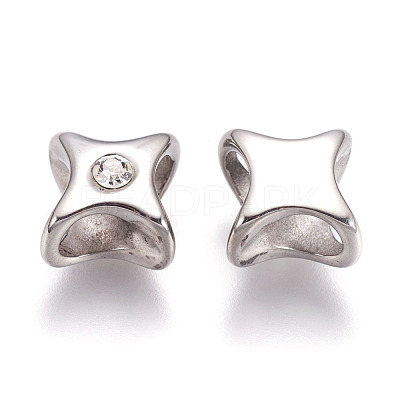 304 Stainless Steel Slide Charms STAS-O101-63P-1