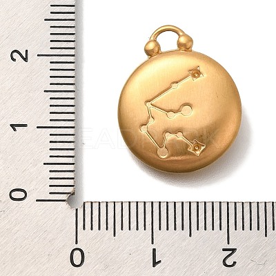 PVD Vacuum Plating 304 Stainless Steel Pendants STAS-S148-30G-11-1