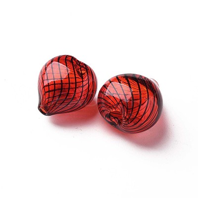 Transparent Handmade Blown Glass Globe Beads X-GLAA-T012-42-1