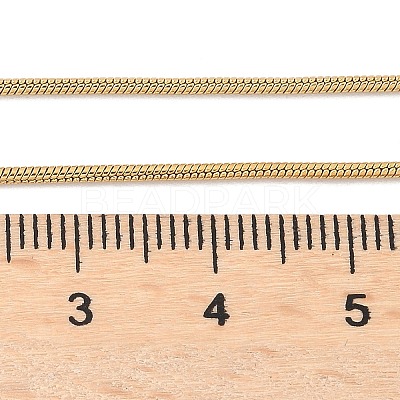 304 Stainless Steel Snake Chain Necklaces NJEW-F248-02B-G-1