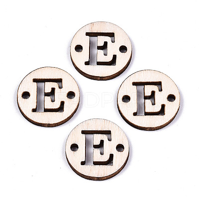 Unfinished Natural Poplar Wood Links Connectors WOOD-S045-140A-01E-1