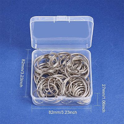 Iron Double Loops Jump Rings Split Rings and Iron Split Key Rings PH-IFIN-G079-05P-1
