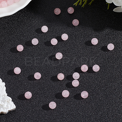 120Pcs Natural Rose Quartz Beads G-PA0001-04B-1