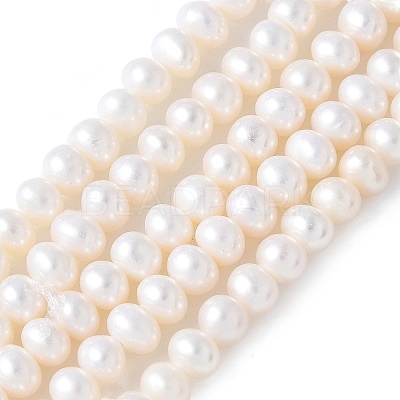 Natural Cultured Freshwater Pearl Beads Strands PEAR-I007-07Q-08A-1