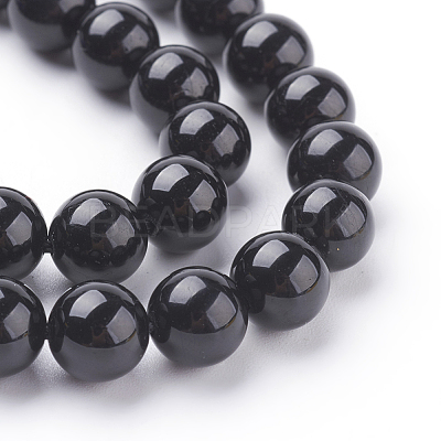 Natural Tourmaline Beads Strands X-G-G099-8mm-11-1