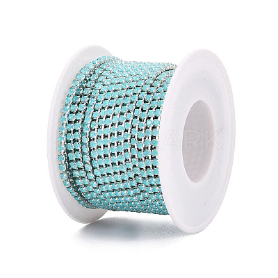 Iron Rhinestone Cup Chains CH-T006-01A-11-1