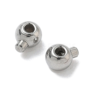 304 Stainless Steel Crimp Beads STAS-G361-02P-1