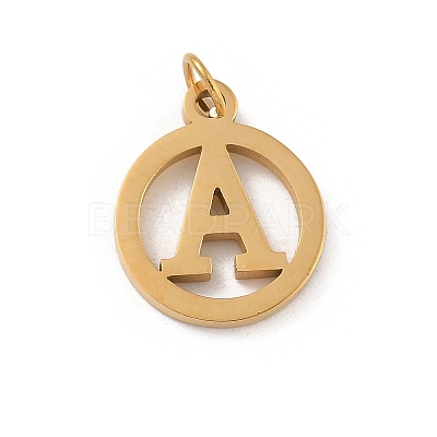 304 Stainless Steel Charms
with Jump Ring STAS-R001-02G-A-1