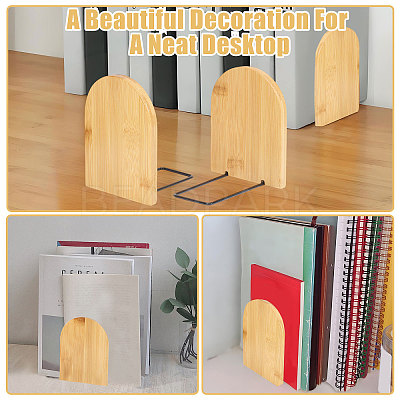 Wood Bookend Display Stands ODIS-CA0001-30-1