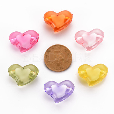 Transparent Acrylic Beads TACR-S152-19A-1