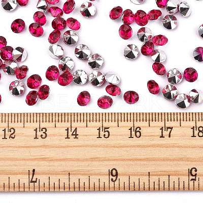 Imitation Taiwan Acrylic Rhinestone Pointed Back Cabochons GACR-A003-5mm-38-1