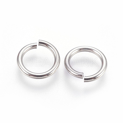 Tarnish Resistant 304 Stainless Steel Saw Cut Open Jump Rings STAS-P212-25P-10-1