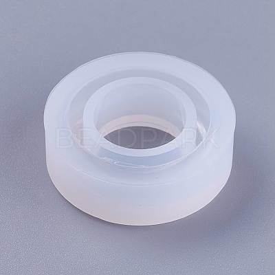 Transparent DIY Ring Silicone Molds X-DIY-WH0128-09A-1