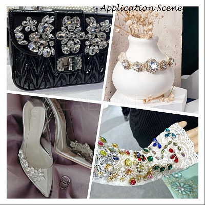 Oval Sew on Rhinestone DIY-E062-06G-B02-1