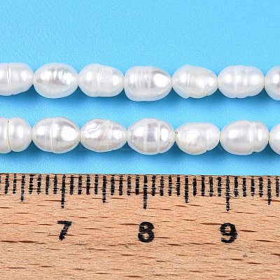Natural Cultured Freshwater Pearl Beads Strands PEAR-N012-04S-1