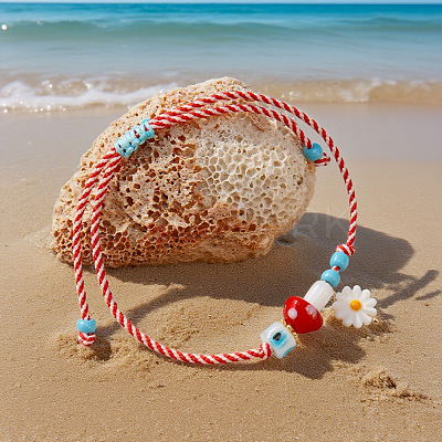 Glass Braided Bracelets RH2807-1