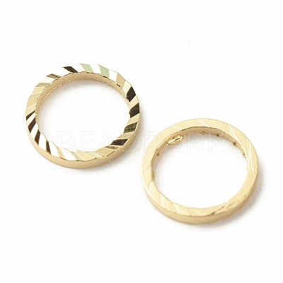Brass Linking Rings KK-F831-018B-G-RS-1