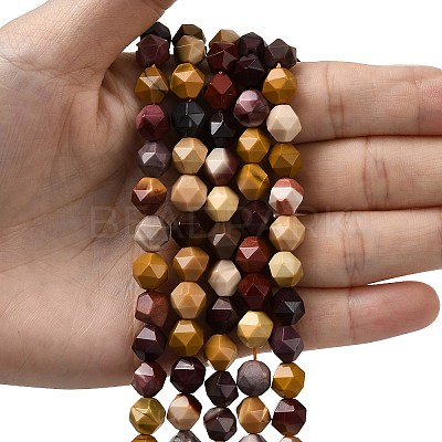 Natural Mookaite Beads Strands G-Z119-A07-02A-1