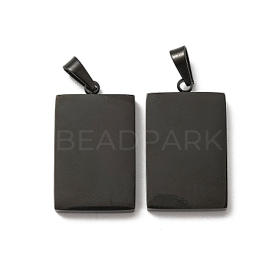 304 Stainless Steel Pendants Ion Plating(IP) STAS-R120-03B-1
