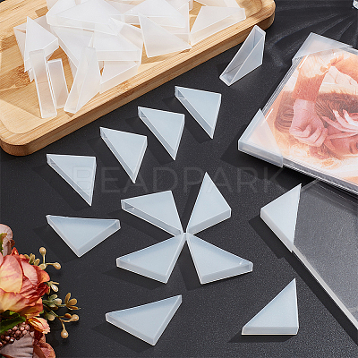 50Pcs Plastic Triangle Corner Protector FIND-NB0005-48C-1