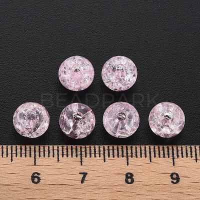 Transparent Crackle Acrylic Beads MACR-S373-66-N02-1